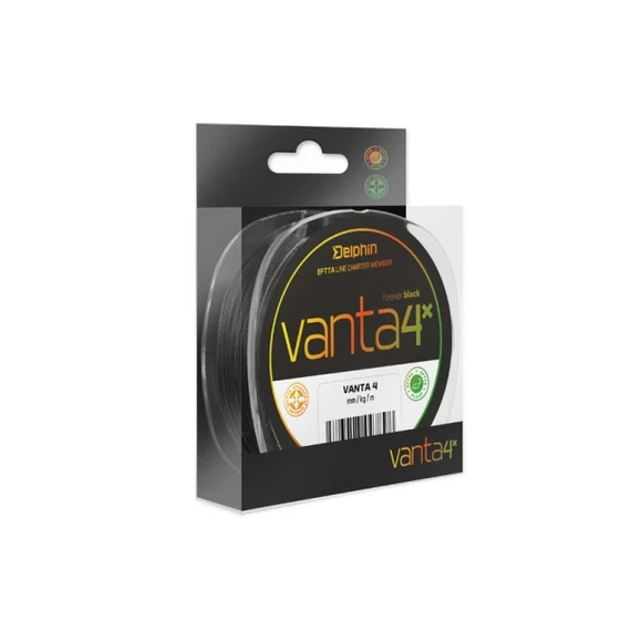 Delphin VANTA 4 Black Fonott Zsinór (300m)