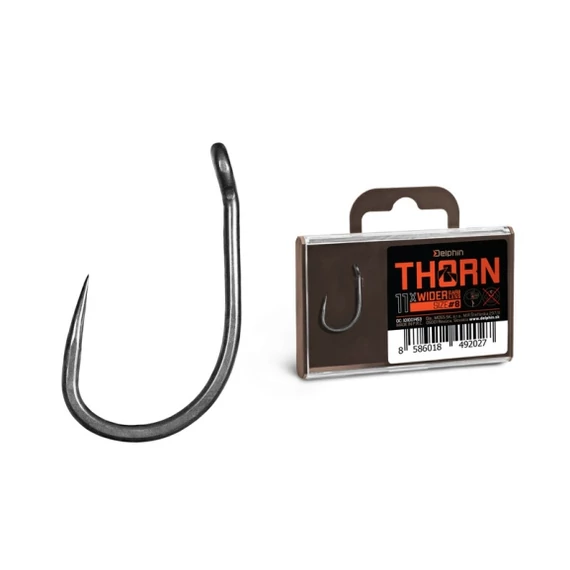 Delphin Thorn Wider Barbless Szakállnélküli 11x Horog
