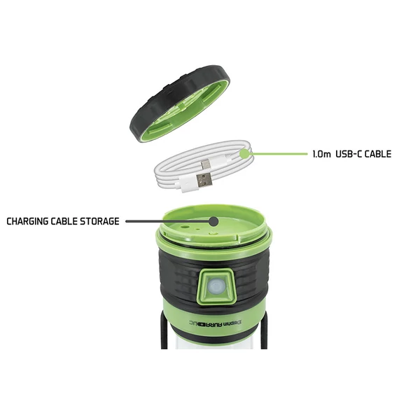Delphin Kempinglámpa AURA+ UC (5400mAh)