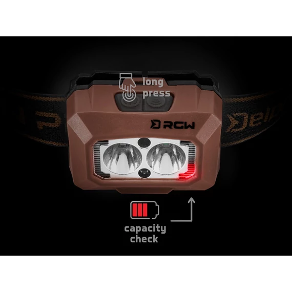 Delphin Fejlámpa RGW PRO UC (5W, 200lm)