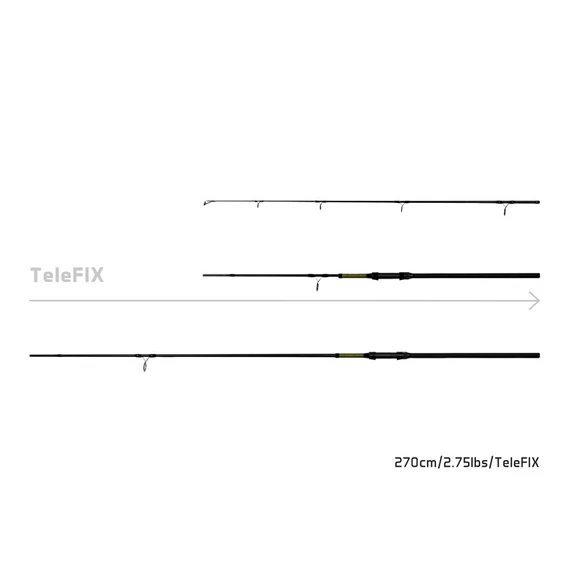 Delphin Félteleszkópos Bojlis Bot STALX TeleFIX 270cm - 2,75lb