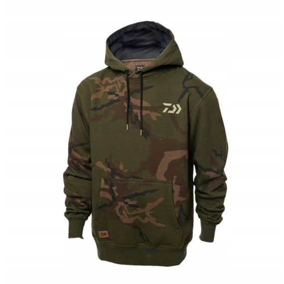 Daiwa Kapucnis Pulóver Carp Camo Hoodie