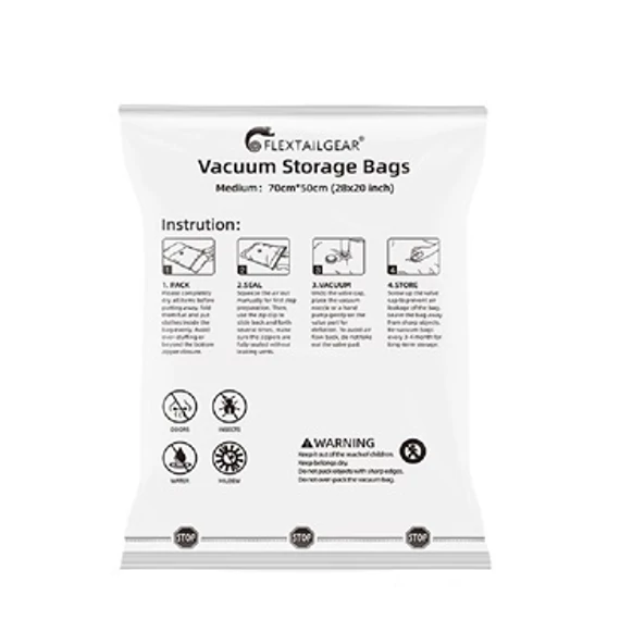 Flextail Újrahasznosítható Tárolózsák Szett (4db/csomag)