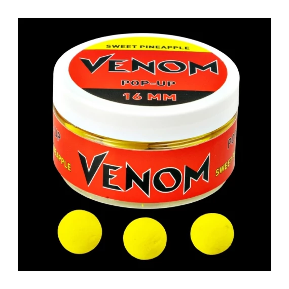Feedermánia Venom Pop-Up Boilie (16mm) - Sweet Pineapple