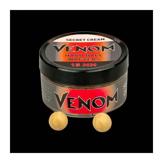 Feedermania Venom Wafters Hard Ball (15mm) - Secret Cream