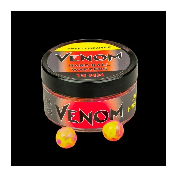 Feedermania Venom Wafters Hard Ball (15mm) - Sweet Pineapple
