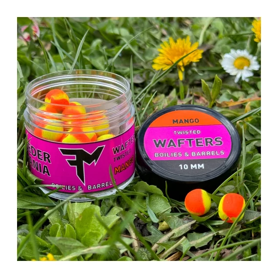 Feedermánia Wafters Twisted Boilies & Barrels Mangó