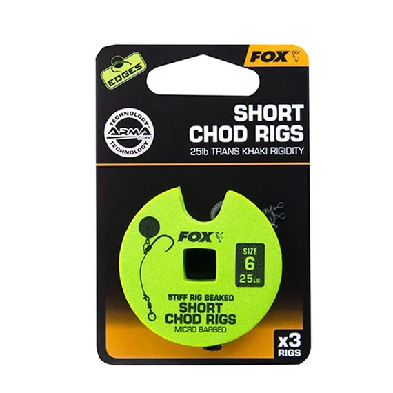 FOX EDGES™ Chod Rigs Short Kész Chod Előke