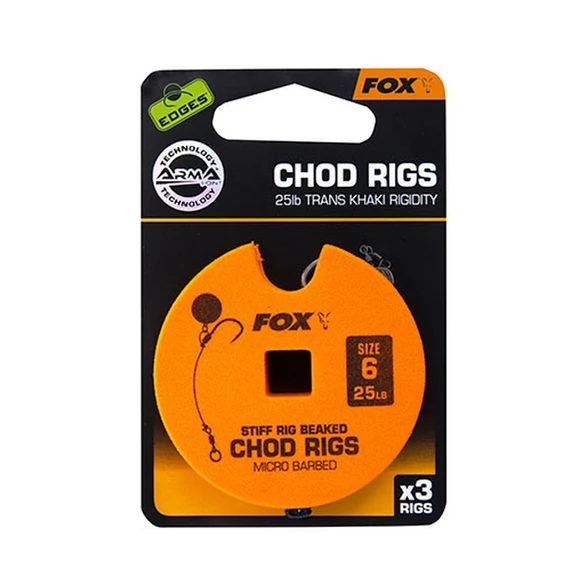 FOX EDGES™ Chod Rigs Standard Kész Chod Előke