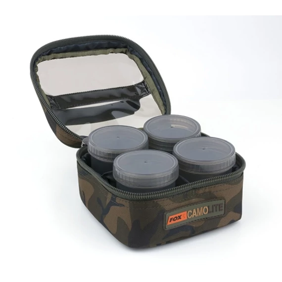FOX Camolite™ Glug 6 Pot Case Csalizó Táska (6db tégellyel)