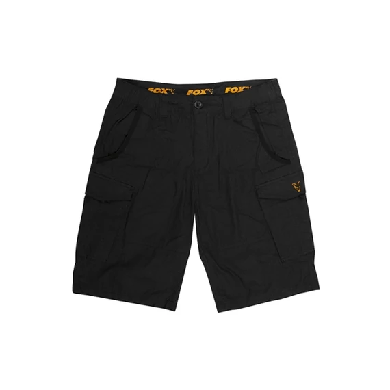 FOX Collection Combat Shorts Black & Orange Oldalzsebes Rövidnadrág