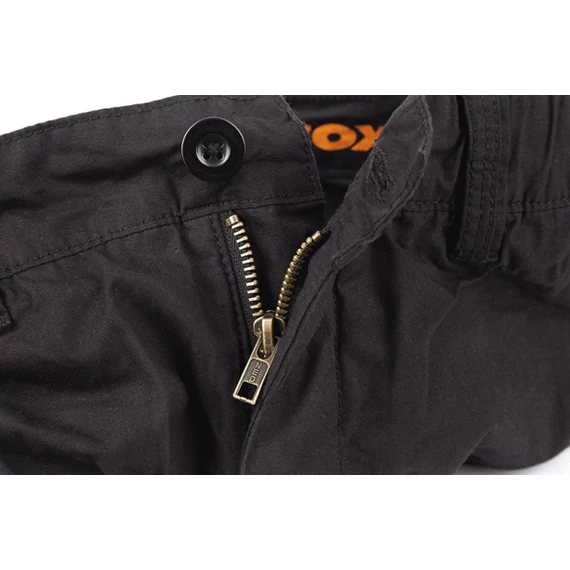 FOX Collection Combat Shorts Black & Orange Oldalzsebes Rövidnadrág