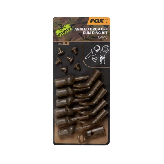 FOX Edges Camo Angled Drop Off Run Ring Kit Csúszó Végszerelék Szett