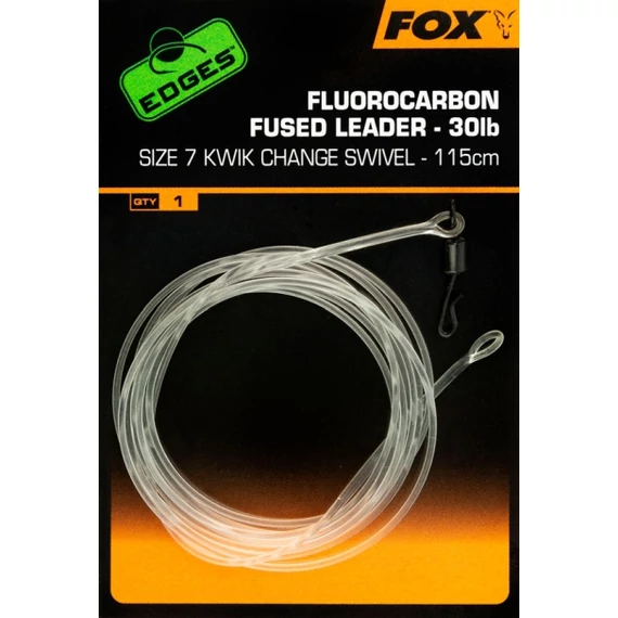 Fox Előkötött Leader Fluorocarbon Fused Leader(115cm)