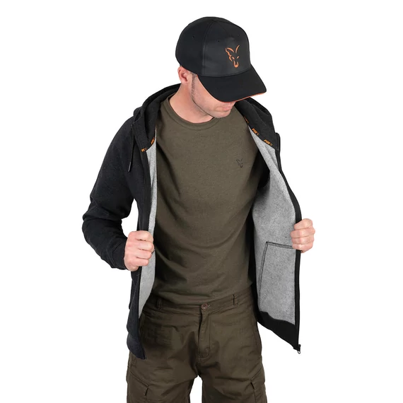 Fox Pulóver Collection Lightweight Hoody Black/Orange