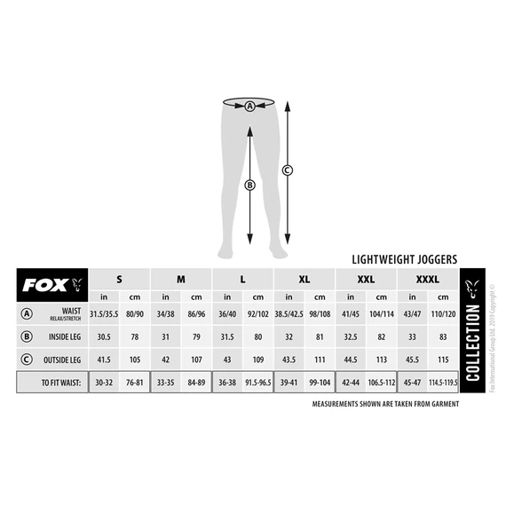 Fox Nadrág Collection Lightweight Jogger Black/Orange