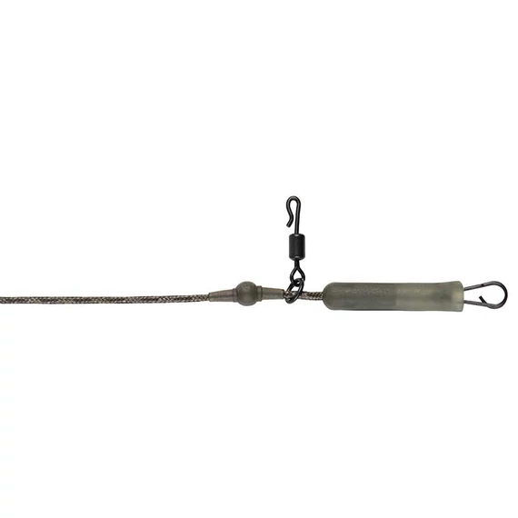 Fox Ólommentes Előkötött Leader Naturals Submerged Heli Rigs (3db) - 40lb