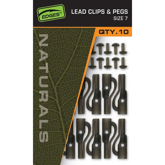 Fox Ólomkapocs Edges Naturals Lead Clip (10db) - 7