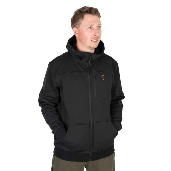Fox Kabát Collection Soft Shell Jacket Black & Orange