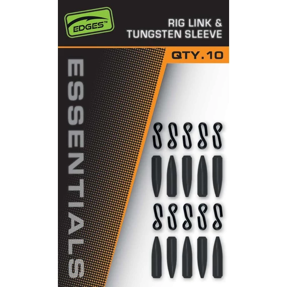 Fox Edges Előke Gyorscsatlakozó Szett Rig Link and Tungsten Sleeve (10db)