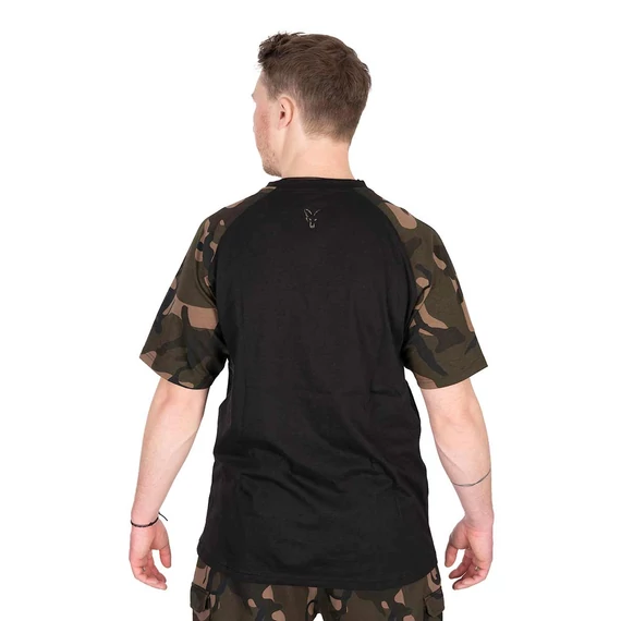 Fox Póló Black / Camo Outline T-shirt