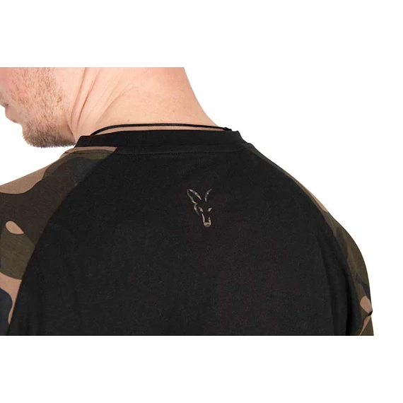 Fox Póló Black / Camo Outline T-shirt