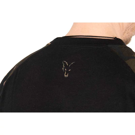 Fox Póló Black / Camo Outline T-shirt