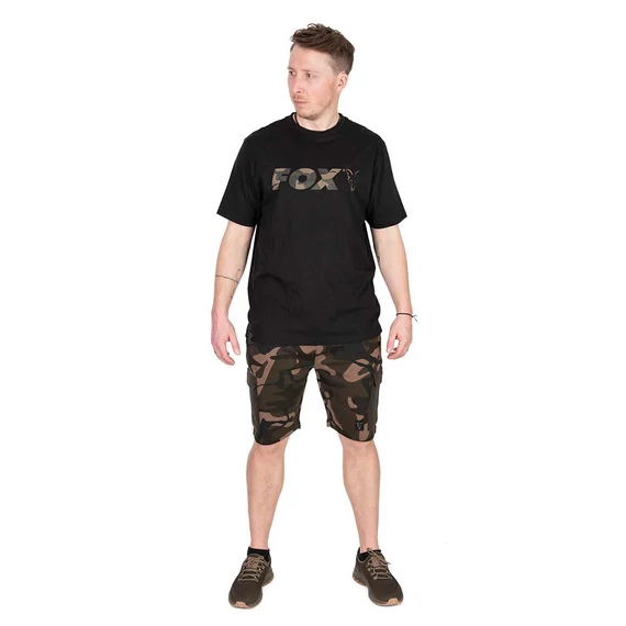 Fox Póló Black / Camo Logo T-shirt