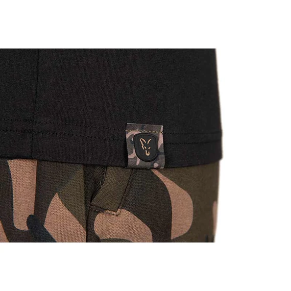 Fox Póló Black / Camo Logo T-shirt