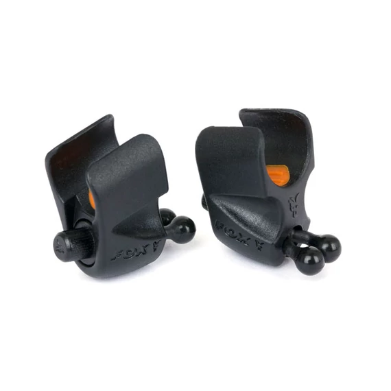 Fox Zsinórcsipesz Black Label Adjustable Rod Clip (2db)