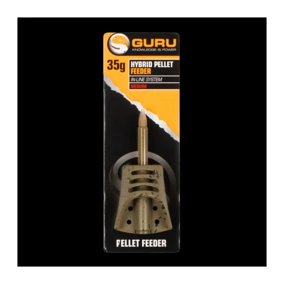 Guru Hybrid Pellet Feeder Inline Feeder Kosár