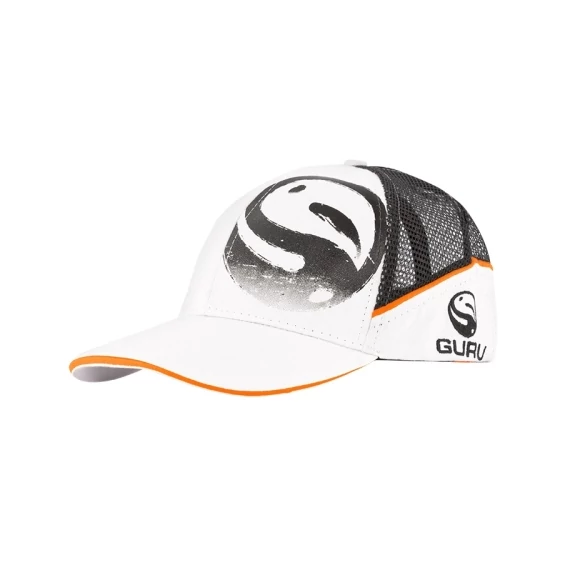 Guru White Trucker Cap Baseball Sapka