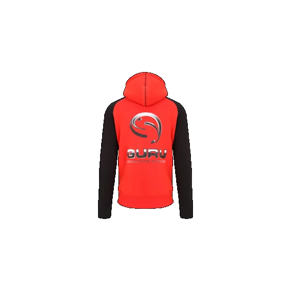 Guru Hoodie Red/Black Kapucnis Pulóver