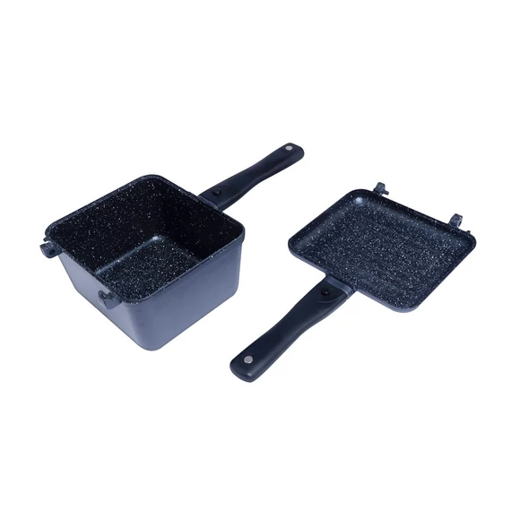 Ridgemonkey Sütő Szett Connect Deep Pan & Griddle Granite Edition