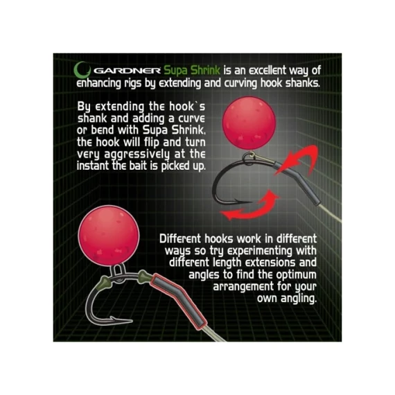 Gardner Covert Supa Shrink Tube zsugorcső - Small (vékony)