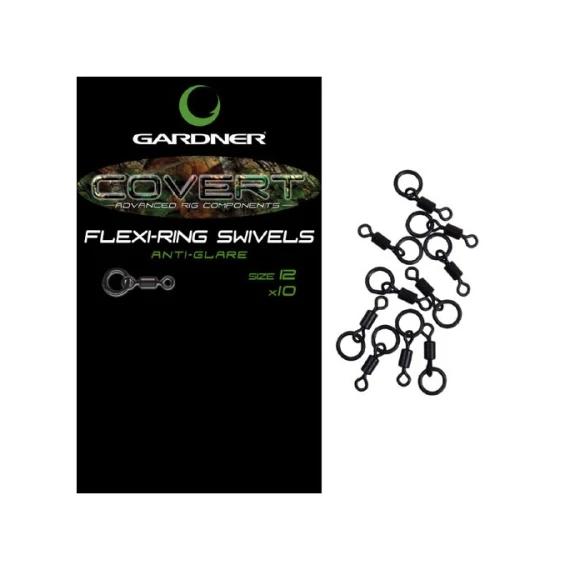 Gardner Covert Flexi-Ring Swivels nagykarikás forgó