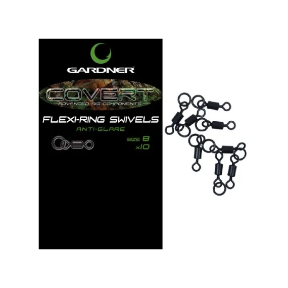 Gardner Covert Flexi-Ring Swivels nagykarikás forgó