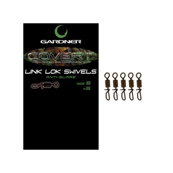 Gardner Covert Link Lok Swivels csavart gyorskapocs