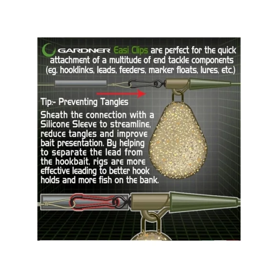 Gardner Covert Easi Clips gyorskapocs