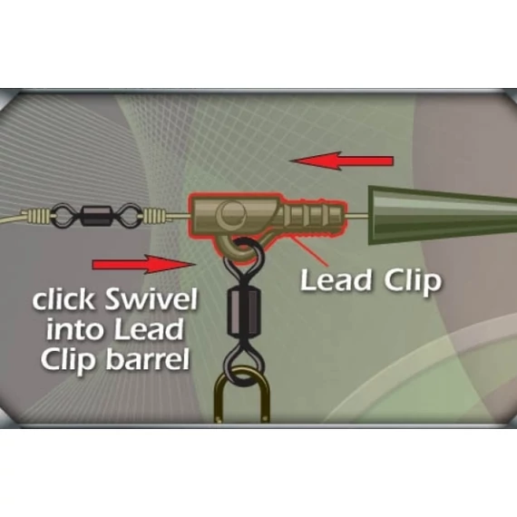 Gardner Target Mini Lead Clips ólomklipsz