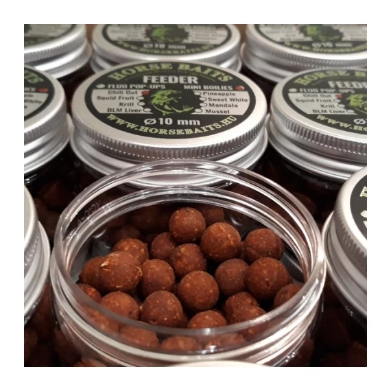 Horse Baits Feeder Mini Boilies Spicy Peach (10mm)