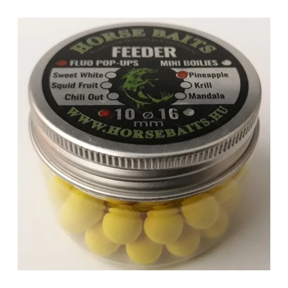 Horse Baits Pineapple (ananász) Fluo Pop Ups (10mm/20g)