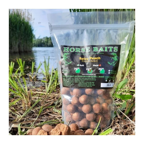 Horse Baits Bojli Spicy Peach Hard (1kg)