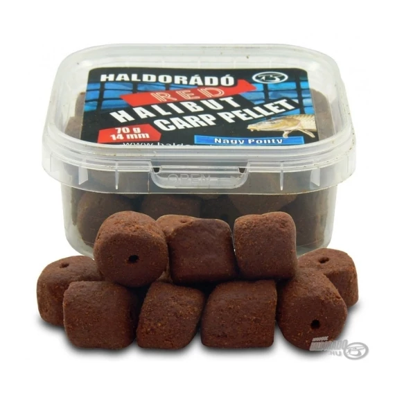 Haldorádó Red Halibut Carp Pellet - Nagy Ponty