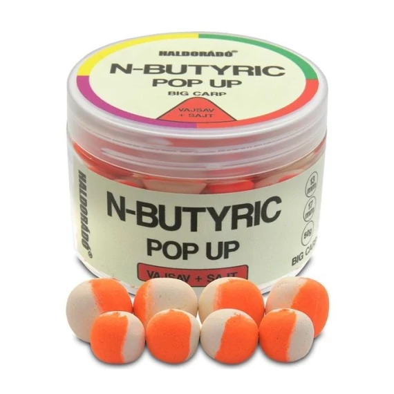 Haldorádó N-Butyric Pop Up Big Carp Horogcsali (13-17mm) - Vajsav + Sajt