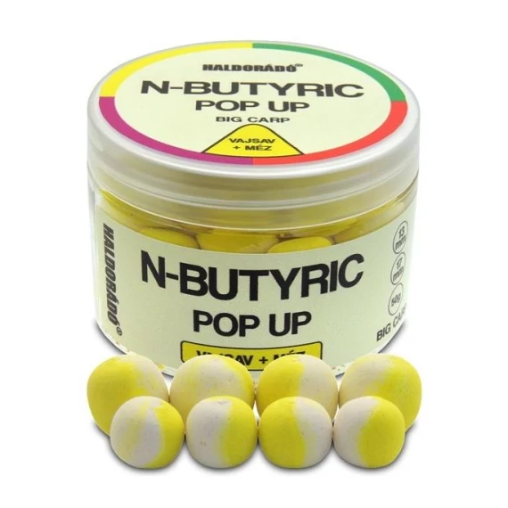 Haldorádó N-Butyric Pop Up Big Carp Horogcsali (13-17mm) - Vajsav + Méz