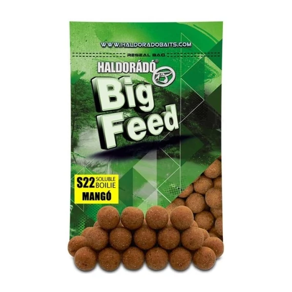 Haldorádó Big Feed S22 Soluble Boilie Oldódó Bojli - Mangó
