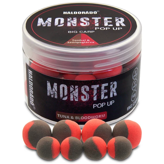 Haldorádó MONSTER Pop Up Big Carp (13-17mm, 50g) - Tonhal & Szúnyoglárva