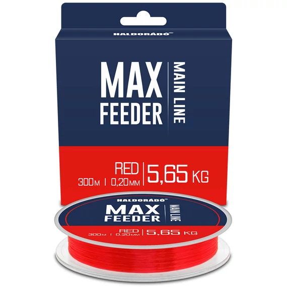 Haldorádó Monofil Zsinór MAX Feeder (Red, 300m)