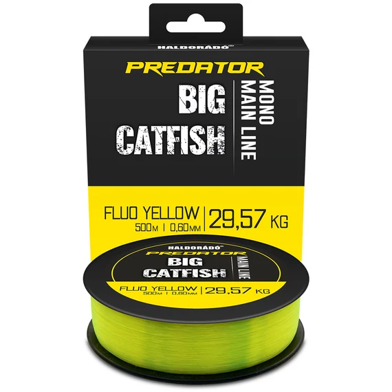 Haldorádó Monofil Zsinór Predator Catfish Line Mono Fluo Yellow